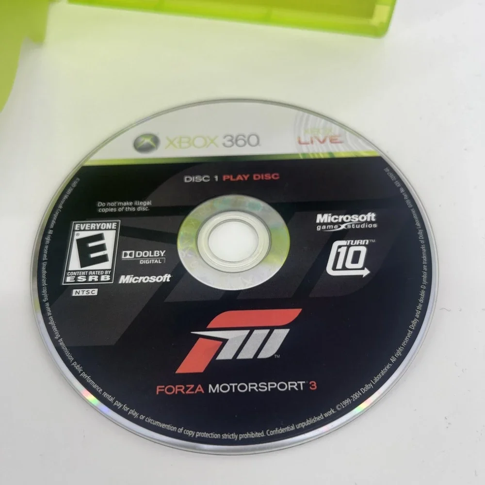 Forza Motorsport 3 (Xbox 360, 2009) Complete - Tested Works
